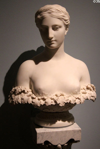 Proserpine marble bust (1844) by Hiram Powers at Metropolitan Museum of Art. New York, NY.