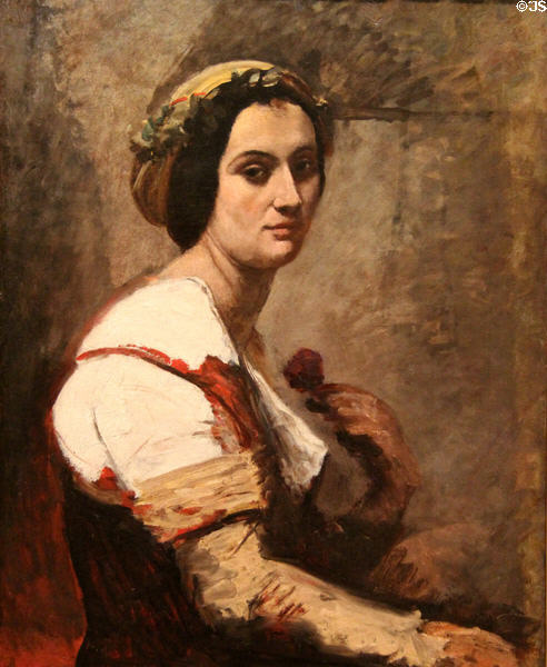 Sybylle painting (c1870) by Camille Corot at Metropolitan Museum of Art. New York, NY.