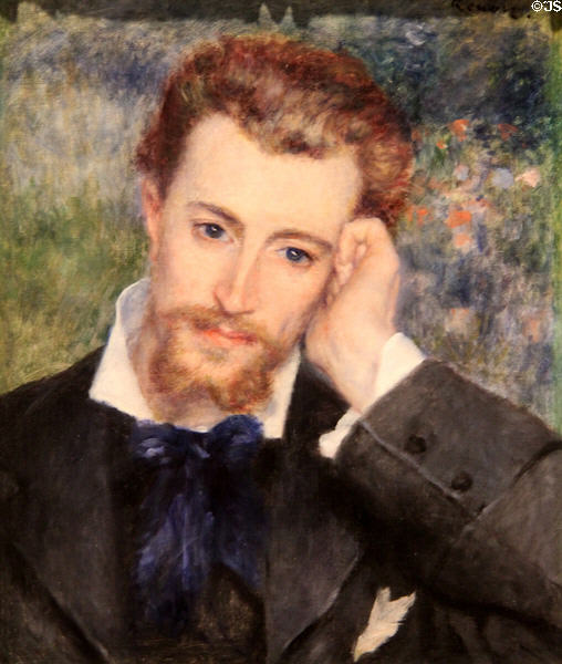 Eugène Murer portrait (1877) by Auguste Renoir at Metropolitan Museum of Art. New York, NY.