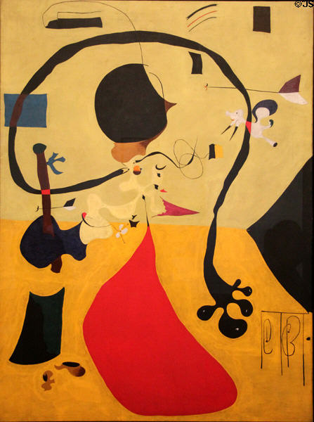 Dutch Interior (III) painting (1928) by Joan Miró at Metropolitan Museum of Art. New York, NY.