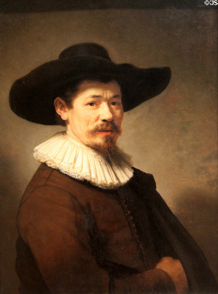 Herman Doomer portrait (1640) by Rembrandt at Metropolitan Museum of Art. New York, NY.