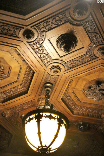 Stairway ceiling at Cooper Hewett Museum. New York City, NY.