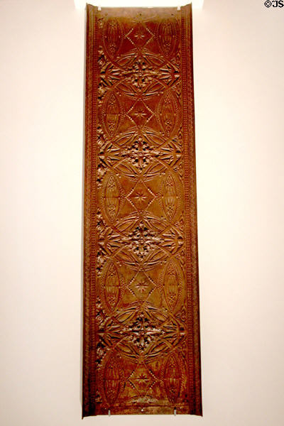 Frieze panel of Chicago Stock Exchange (1893-4) by Louis Henry Sullivan at Cooper Hewett Museum. New York City, NY.