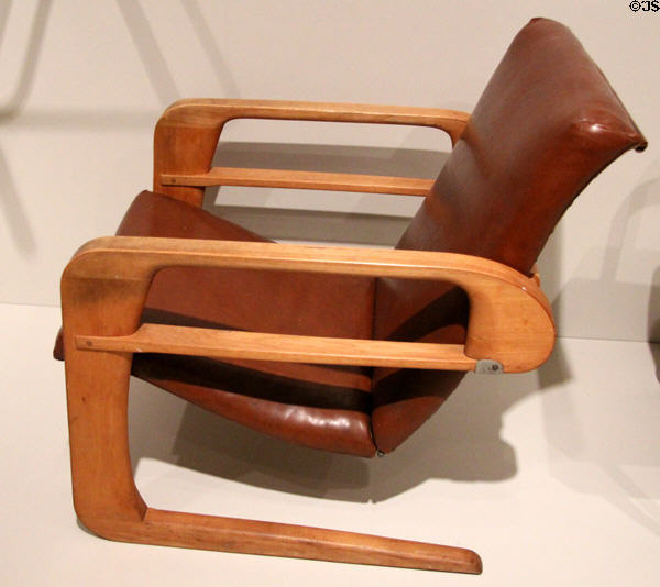 Airline Chair (1935) by KEM (aka Karl Emanuel Martin) of Los Angeles at Cooper Hewett Museum. New York City, NY.