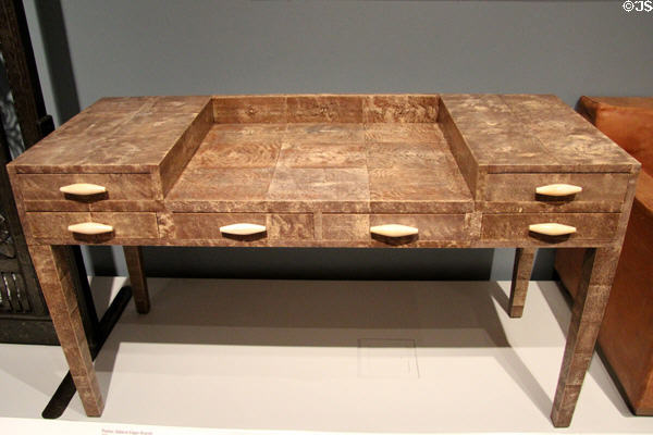 Custom desk (1930-5) attrib. Jean-Michel Frank of Paris at Cooper Hewett Museum. New York City, NY.