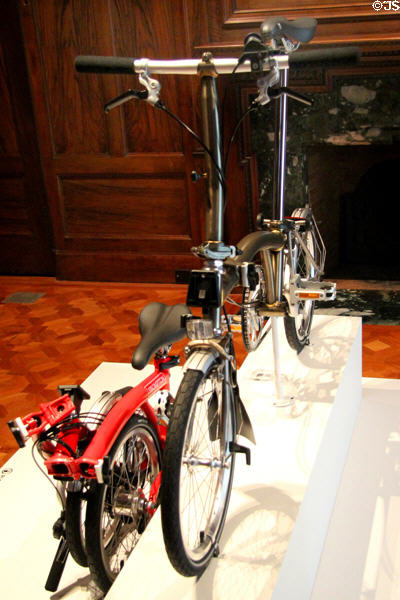 Brompton Folding Bicycle (2016) by Andrew Ritchie of England at Cooper Hewett Museum. New York City, NY.