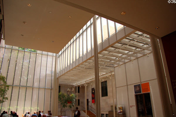 Entrance lobby at Morgan Library by Renzo Piano. New York City, NY.