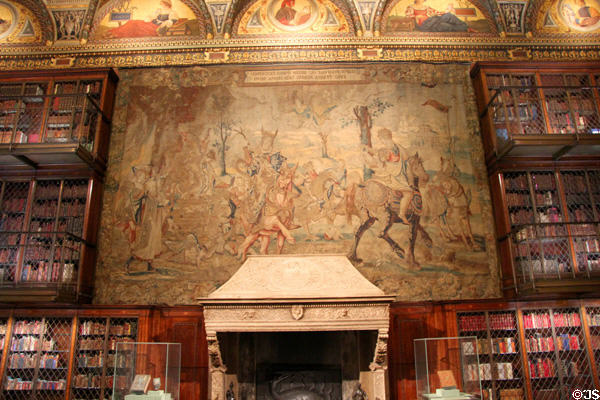 Tapestry at Morgan Library. New York City, NY.