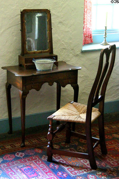 Dressing table at Conference House. Staten Island, NY.