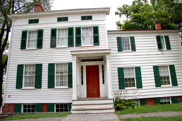 Stephens-Black House (c1838) at Historic Richmond Town. Staten Island, NY.