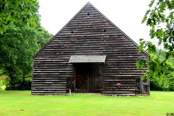 Schenck Barn (1730-60) at Old Bethpage Village. Old Bethpage, NY.