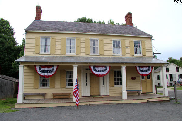 Noon Inn & Barroom (1831-43) at Old Bethpage Village. Old Bethpage, NY.