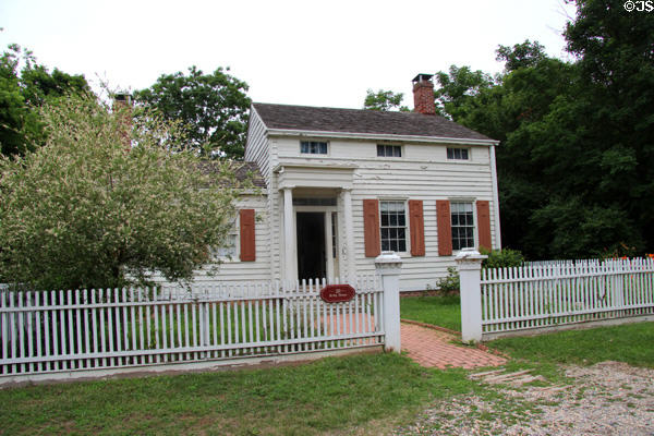 Kirby House (1839) at Old Bethpage Village. Old Bethpage, NY.