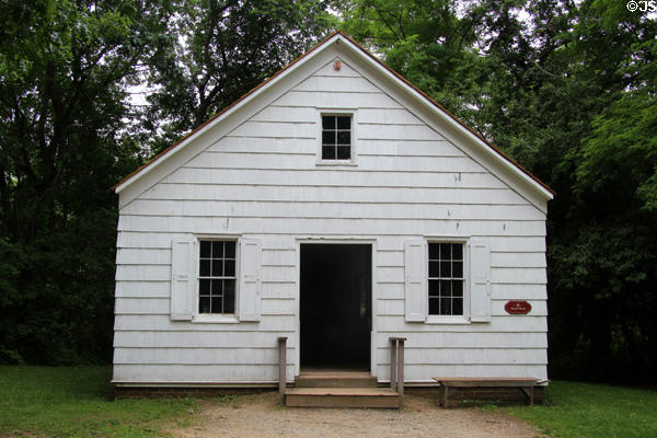 District No. 5 School (1826) at Old Bethpage Village. Old Bethpage, NY.