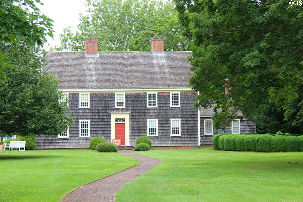 Sag Harbor Custom House (1765) (912 Main St.) Museum was residence & office of U.S. Custom Master H.P. Dering & family (c1790). Sag Harbor, NY.
