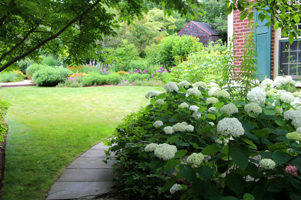 Mimi Meehan Native Plant Garden (101 Main St.) maintained by The Garden Club of East Hampton. East Hampton, NY.