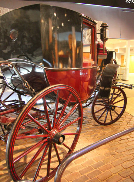 Chariot d'Orsay (1875-85) by Million & Guiet of France at carriage collection of Long Island Museum. Stony Brook, NY.