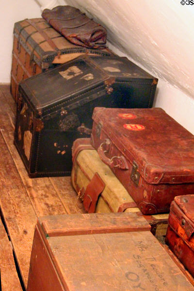 Trunk room at Roosevelt's House Sagamore Hill NHS. Cove Neck, NY.