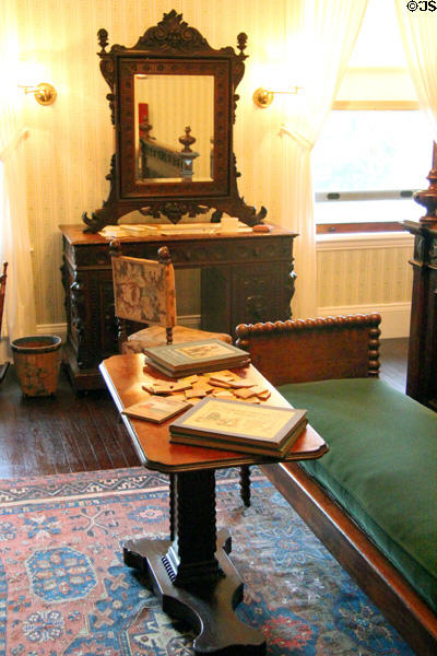 Edith's south bedroom at Roosevelt's House Sagamore Hill NHS. Cove Neck, NY.