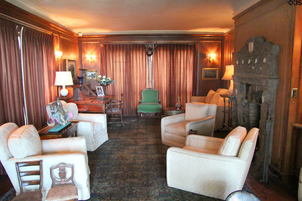 Portuguese sitting room at Vanderbilt Mansion. Centerport, NY.