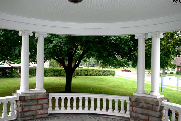Porch from which W.G. Harding gave campaign speeches at his home. Marion, OH.