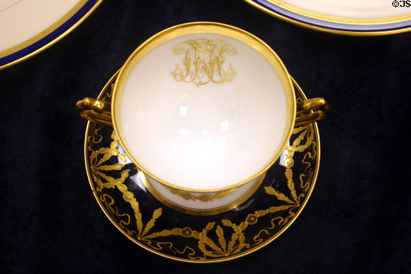 China bought by Harding on 1907 trip to Dresden, Germany & later used in the White House. Marion, OH.