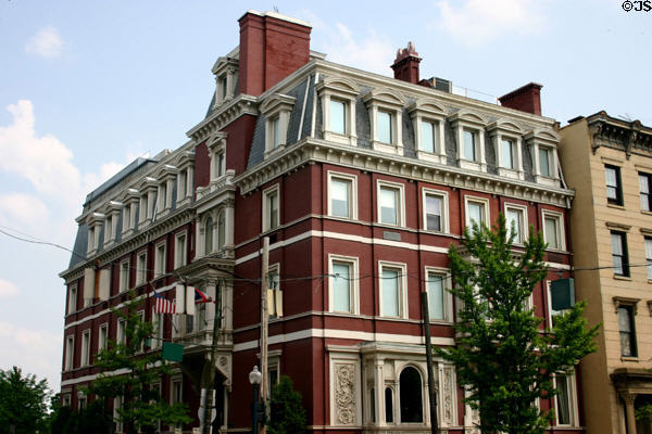 University Club (formerly Dr. William Seely house) (1880) (324 Broadway). Cincinnati, OH. Style: Second Empire.