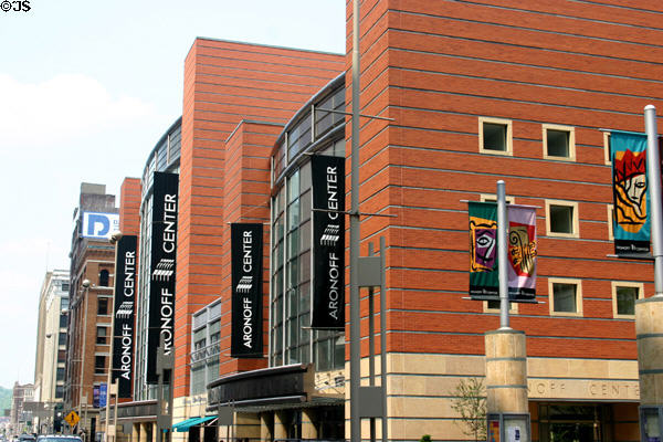 Stanley J. Aronoff Center for the Arts includes a 2700 seat concert hall. Cincinnati, OH.