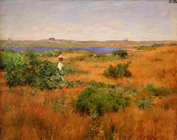 Summer at Shinnecock Hills painting (1891) by William Merritt Chase at Cincinnati Art Museum. Cincinnati, OH.