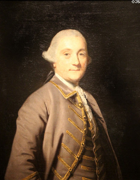 Mr. Sedgwick portrait (c1757-9) by Sir Joshua Reynolds of England at Cincinnati Art Museum. Cincinnati, OH.
