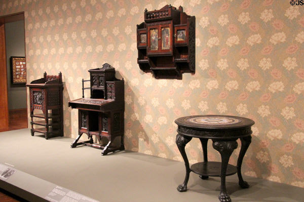 Collection of fine furniture at Cincinnati Art Museum. Cincinnati, OH.