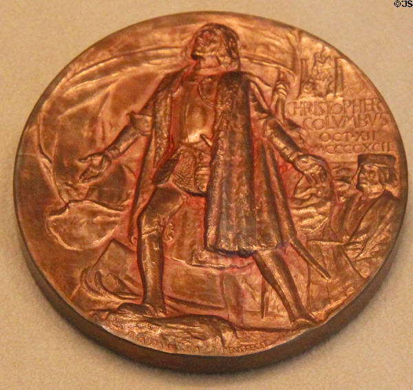 Grand prize medal awarded to Rookwood Pottery from World's Columbian Exposition (1893) Chicago, IL at Cincinnati Art Museum. Cincinnati, OH.