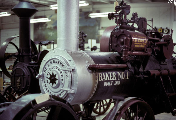 Baker #1 steam tractor (1898) at Sauder Village. Archbold, OH.