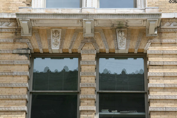 Grecian window surrounds of Gardner Building (1893). Toledo, OH.