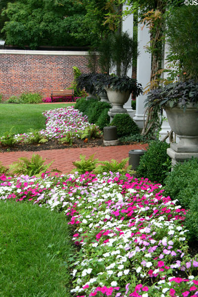 Flower array in Wildwood Manor House gardens. Toledo, OH.
