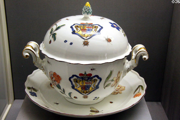 Meissen porcelain tureen (c1740) at Toledo Museum of Art. Toledo, OH.