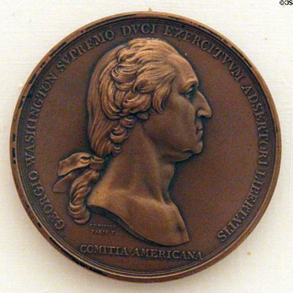 George Washington (1789-1797) Comitia Americana medal (at Hayes Presidential Center). Fremont, OH.