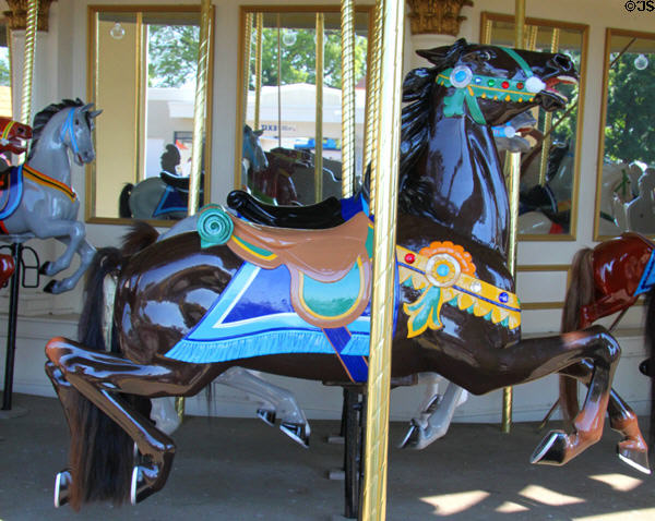 Carousel horses (1912) by Daniel Muller now at Cedar Point. Sandusky, OH.