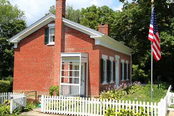 Edison Birthplace house (c1841) now a Museum (9 North Edison Drive). Milan, OH. On National Register.