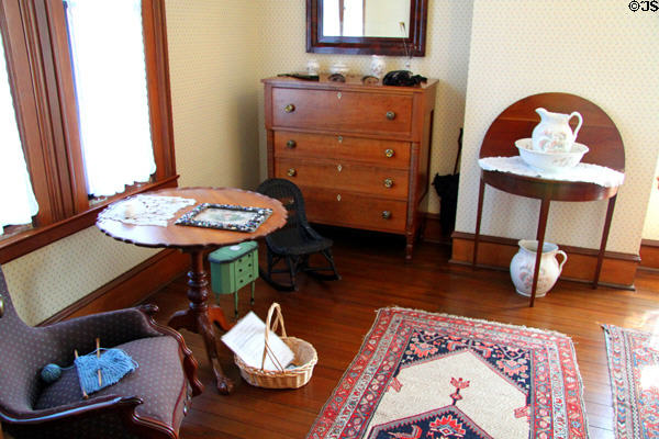 Ladies bedroom in Monroe House at Oberlin Heritage Center. Oberlin, OH.