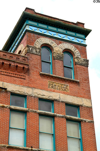 Remmele Block (1897) (154 S. Washington St.). Tiffin, OH.
