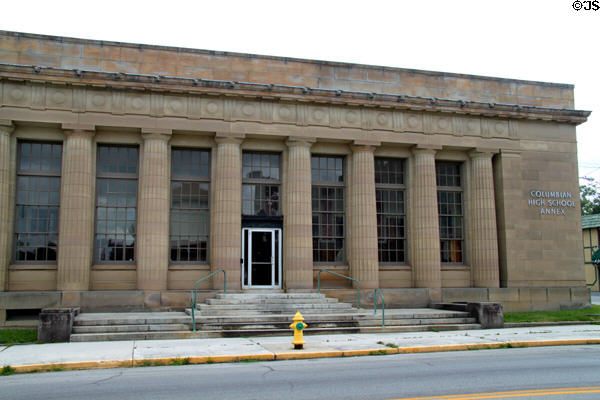 Former U.S. Post Office (1915) (now Columbian High School Annex) (S. Washington St. at Main). Tiffin, OH. Architect: Oscar Wenderoth.