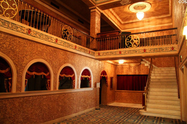 Lobby of Ritz Theatre. Tiffin, OH.