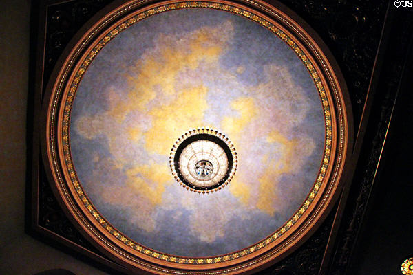 Auditorium ceiling of Ritz Theatre. Tiffin, OH.