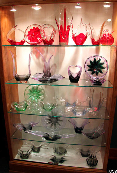 Empress line of glass (1959-61) at Tiffin Glass Museum. Tiffin, OH.