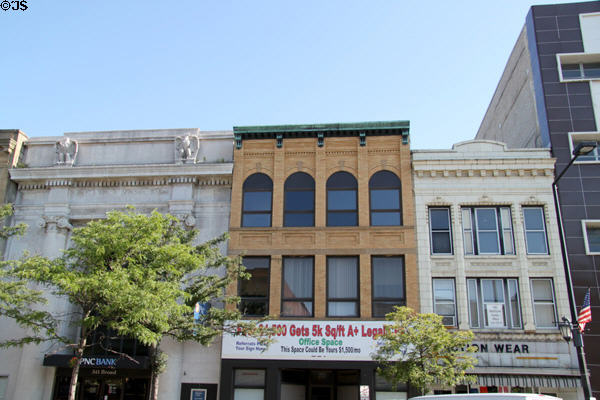 Heritage Broad streetscape with Savings Deposit Bank & Trust Co. block. Elyria, OH.