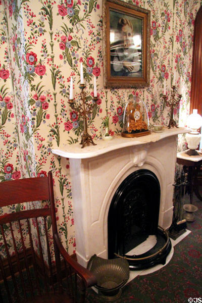 Ida Saxton McKinley's sitting room at Ida Saxton McKinley Historic House. Canton, OH.