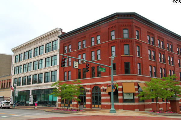 Former St. Edward Hotel (1891) (400 Market Ave. N.) & Canton City Government Offices. Canton, OH. On National Register.