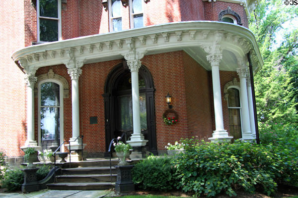 Porch of Hower House. Akron, OH.