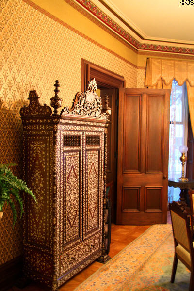 Turkish Wardrobe from Paris Exposition (1900) at Hower House. Akron, OH.